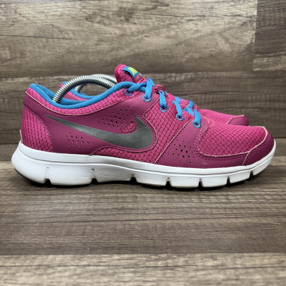 Nike Flex Experience RN Pink Blue Womens US Size 7.5 525754-600 Running Shoes